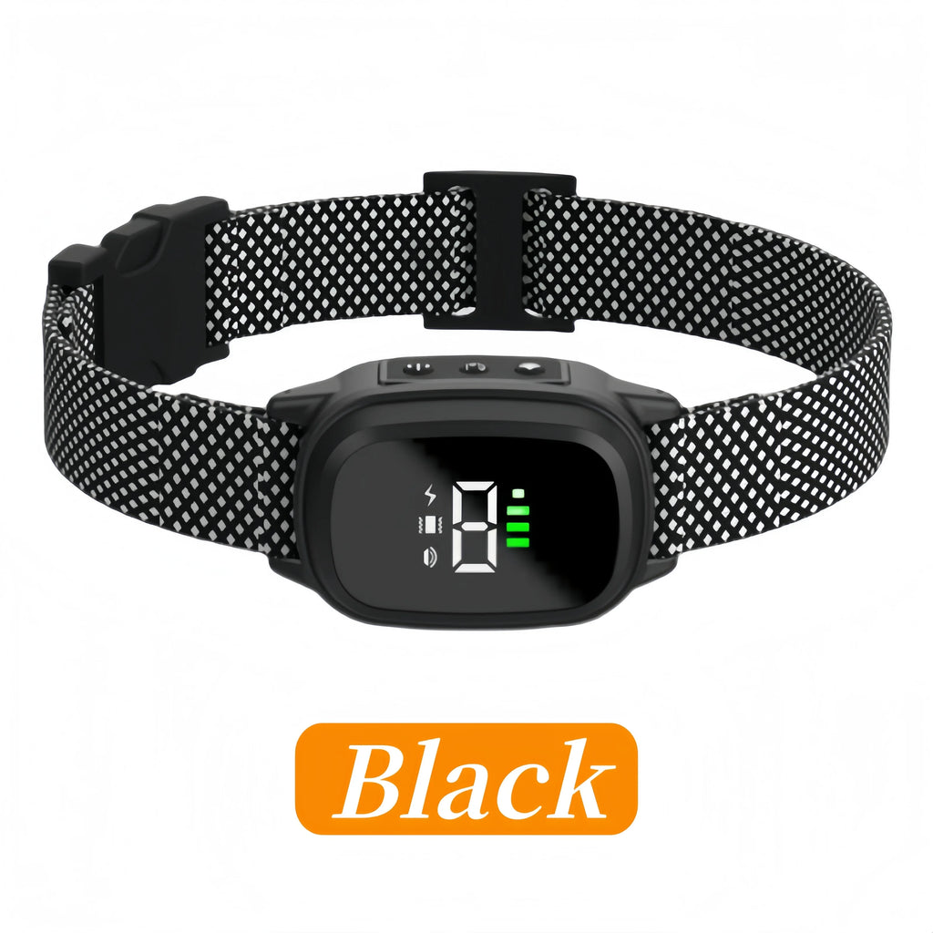 Pet Dog Anti Barking Device Waterproof Ultrasonic Stop Barking Vibration Anti Bark Collar Dogs Training Collar For All Dogs